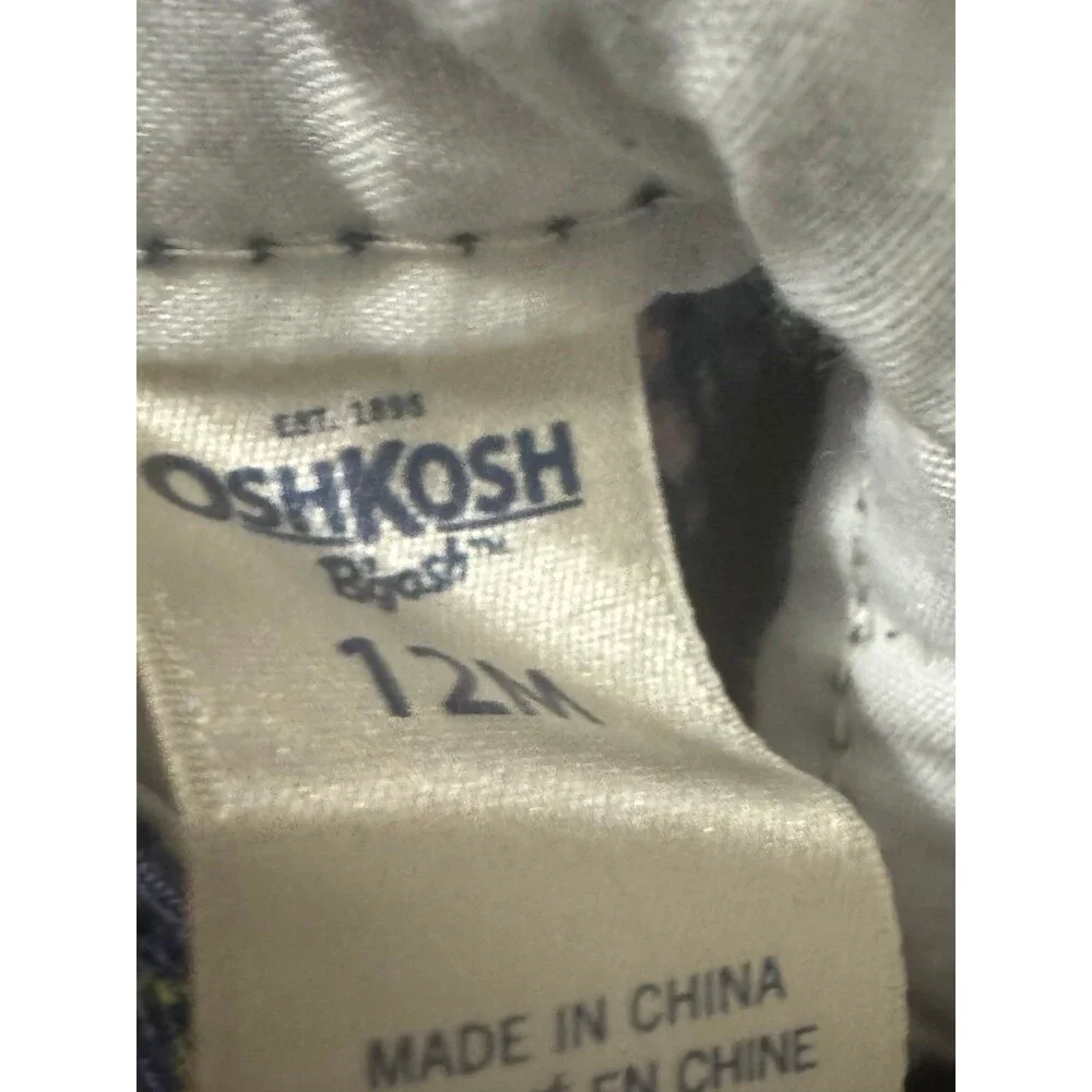 Oshkosh Overalls floral corduroy baby girls